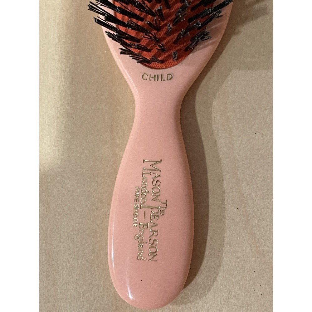 Pearson Pink Hair Brush with Black Bristles - Picture 2 of 4
